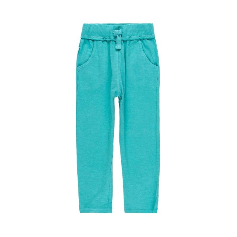 Blue Joggers with Elastic Waistband and Relaxed Fit